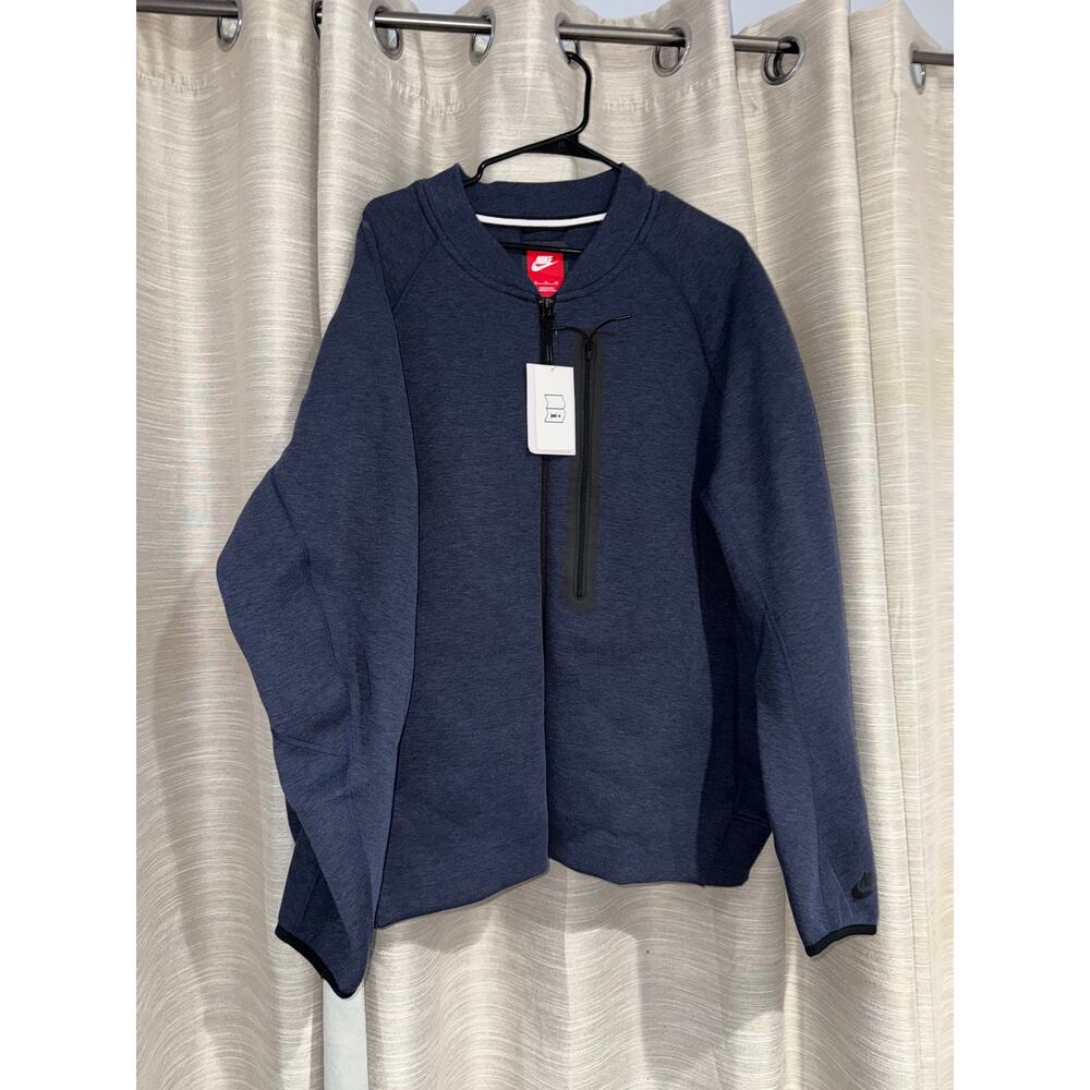 Nike Sportswear Tech Fleece Bomber Jacket in Obsidian Blue size xl - NEW